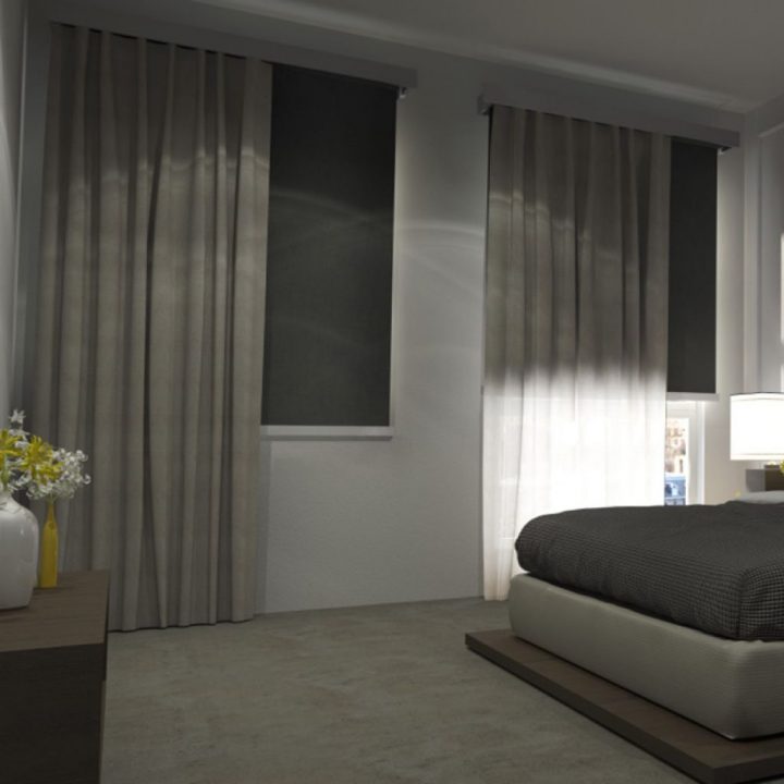 Store Interieur Enrouleur Occultant Sur Mesure serapportantà Rideaux Obscurité Totale