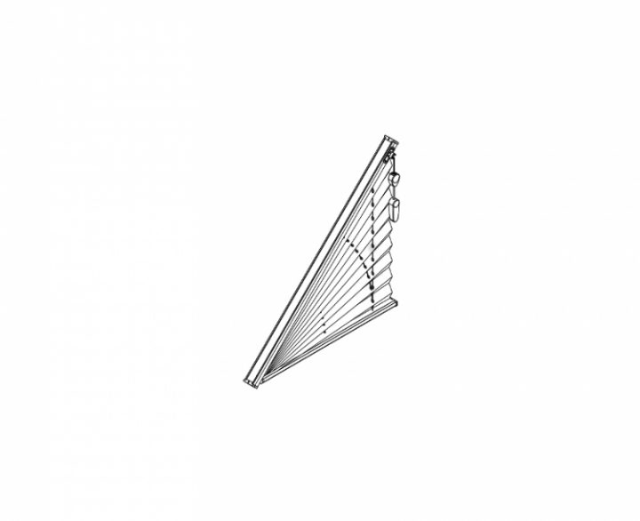 Store Plissé Triangle, Adapté Aux Fenêtres Triangulaires à Rideau Fenetre Triangle