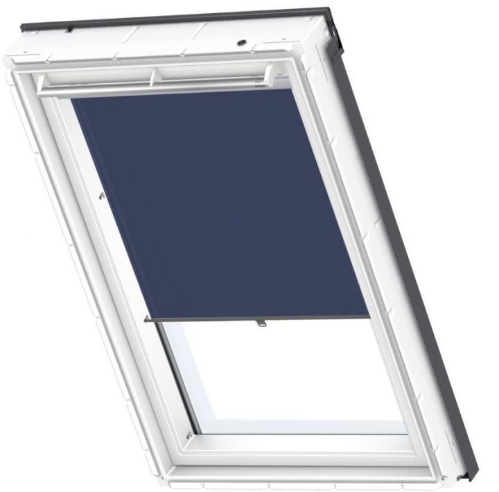 Store Rideau Rhl Manuel Mk00 Pour Fenêtre De Toit Bleu à Rideau Sur Velux
