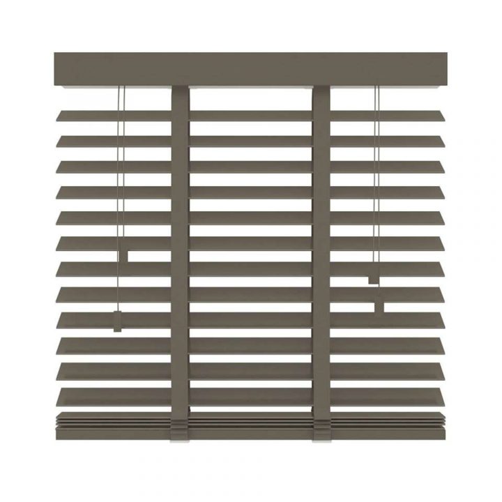 Store Vénitien Horizontal Bois 50 Mm – Taupe – 60X180 Cm dedans Rideaux 60X180 Store Vénitien Horizontal Bois 50 Mm – Taupe – 60X180 Cm dedans Rideaux 60X180