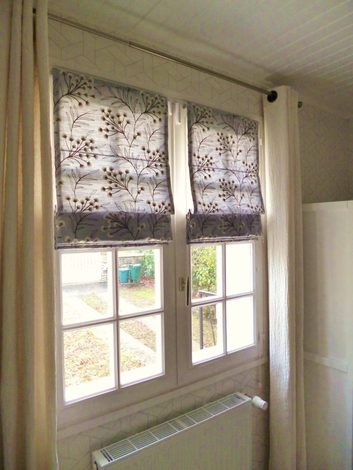 Stores Bateaux Façon Tapissier, Confection Stores Bateaux encequiconcerne Rideaux Bateau Confection