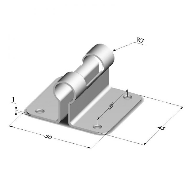 Support De Tringle Pour Tube Ø13Mm – T751003 avec Tringle Rideau Axe Pivotant Support De Tringle Pour Tube Ø13Mm – T751003 avec Tringle Rideau Axe Pivotant