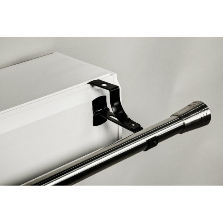 Support De Tringle Ronde Sans Perçage Pour Coffre De Volet concernant Tringle De Rideau Sans Percer