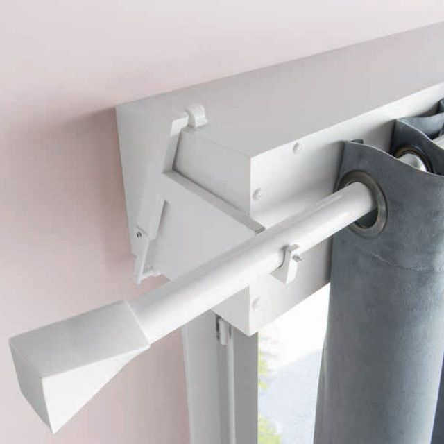 Support Tringle Rideau Caisson Volet Roulant Leroy Merlin encequiconcerne Tringle À Rideaux Sans Perçage