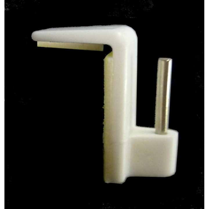 Supports Adhésifs Spéciale Pvc X4 dedans Tringle A Rideau Sur Fenetre Pvc