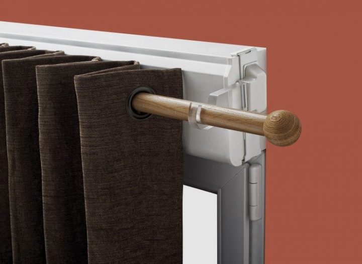 Supports De Tringle À Fixer Sur Coffre Volet Roulant pour Tringle Aimantée Pour Rideaux