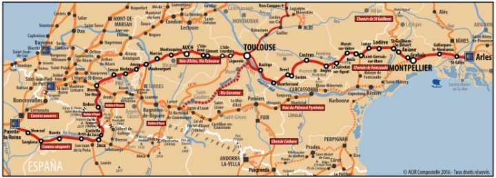 Sur Le Chemin De Saint-Jacques destiné Chemin De Compostelle Arles