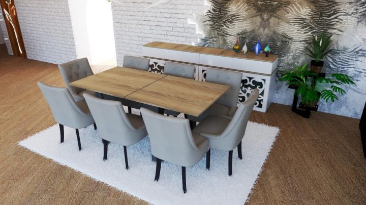 Table À Manger Carrée Extensible Design – Maison & Design dedans Table Carree 140X140 Salle Manger