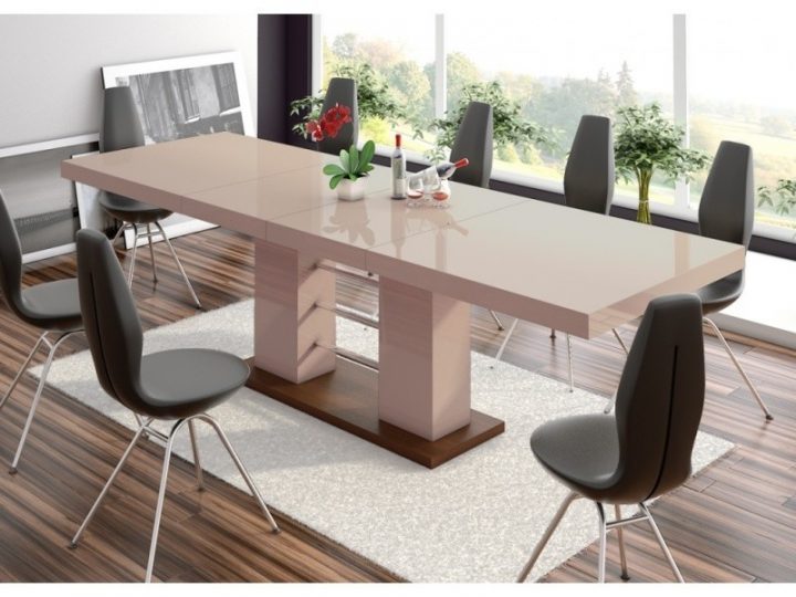 Table A Manger Design Extensible 160 ÷ 210÷260 Cm X P : 89 à Table Salle A Manger Extensible Conforama