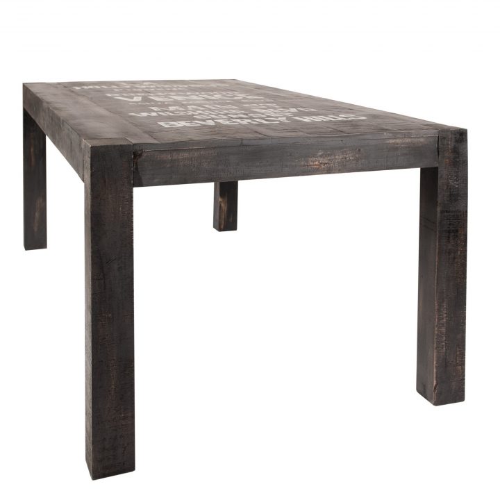 Table De Salle À Manger 140X70 Cm Vintage En Bois De dedans Table Salle A Manger Vintage