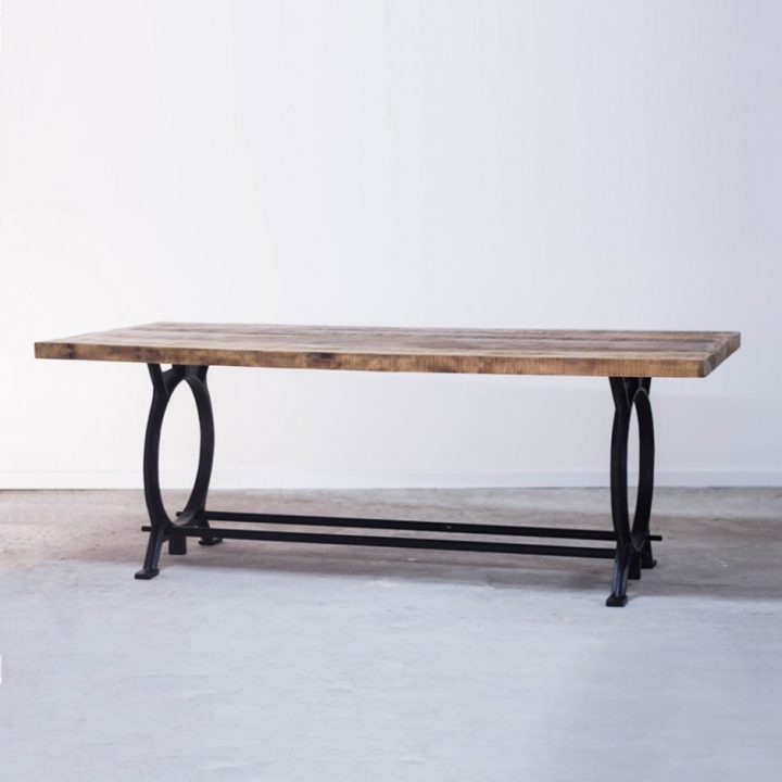 Table De Salle À Manger Industrielle En Bois Et Métal serapportantà Table Salle A Manger Industrielle