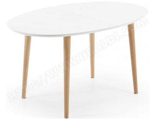 Table De Salle À Manger Lf Oakland Ovale 140/220X90Cm pour Table De Salle A Manger Ovale