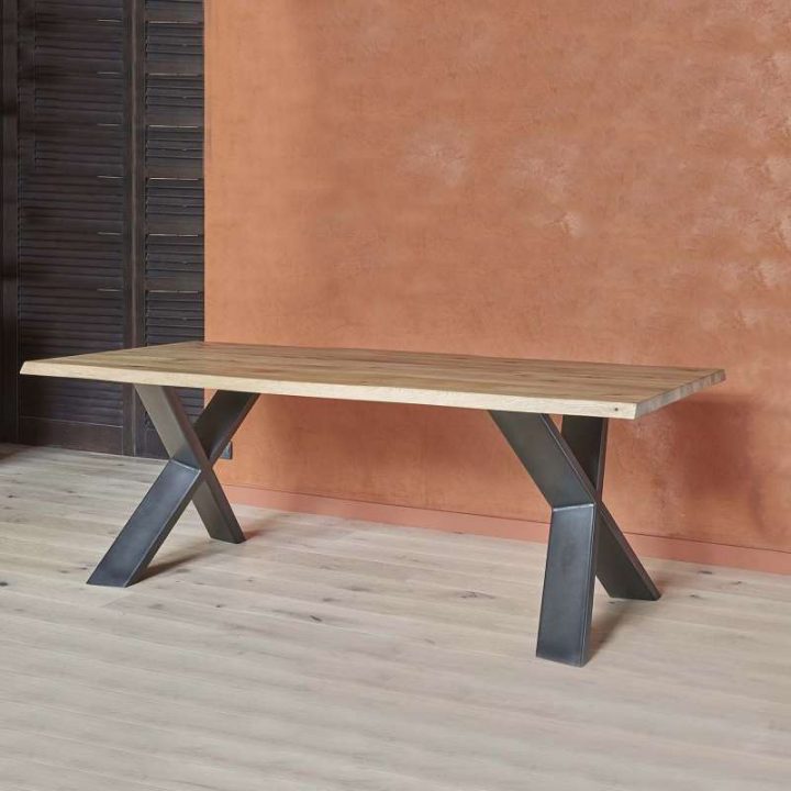 Table De Salle À Manger Moderne Extensible En Chêne Massif destiné Salle A Manger Chene Moderne