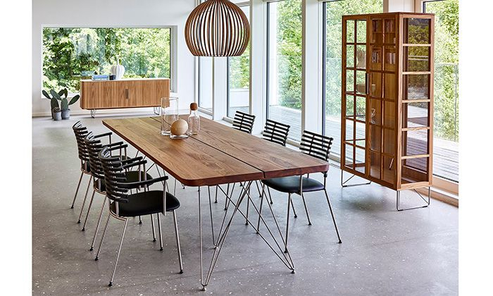 Table De Salle À Manger Scandinave Plank De Luxe Bois Massif avec Table Salle A Manger Scandinave