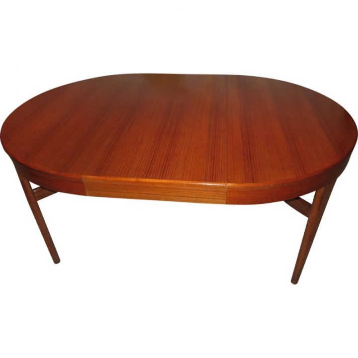 Table De Salle À Manger Scandinave Vintage En Teck – 1960 dedans Table Salle A Manger Scandinave