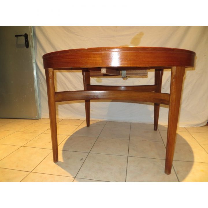 Table De Salle À Manger Scandinave Vintage En Teck – 1960 dedans Table Salle A Manger Vintage