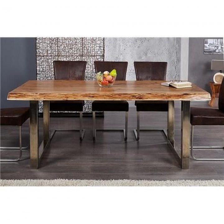 Table Design Akazio Bois – Achat/Vente Table Salle A destiné Meuble Salle À Manger Pas Cher