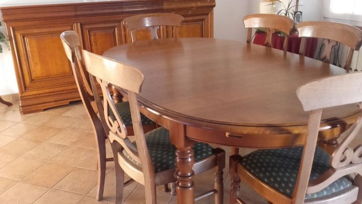 Table En Merisier Occasion Dans La Mayenne (53), Annonces dedans Salle A Manger Merisier