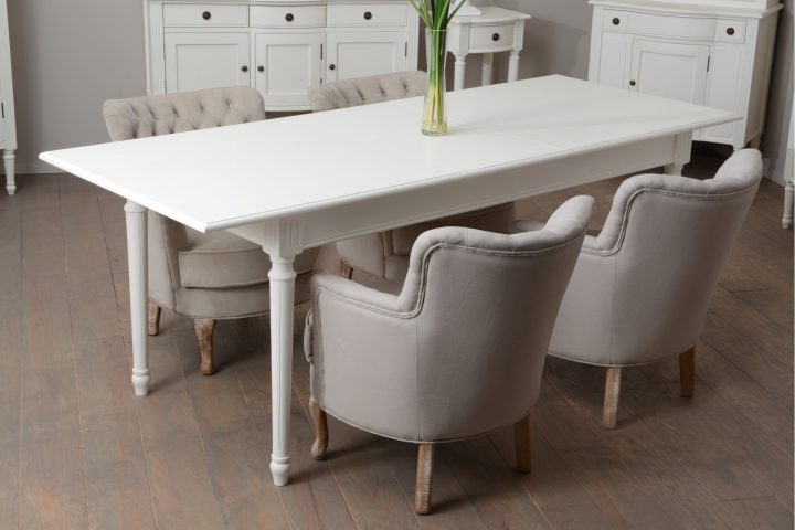 Table Extensible Bois Massif Agatha : Style Romantique encequiconcerne Table Salle A Manger Extensible Conforama