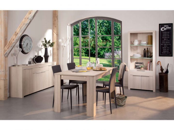 Table Rectangulaire Rubis Coloris Acacia – Vente De Table destiné Meuble Salon Salle À Manger