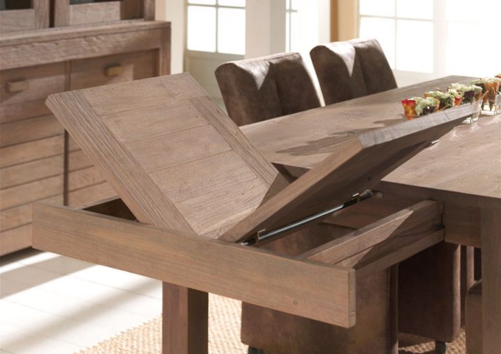 Table Salle A Manger Carree Avec Rallonge – Table De Lit A serapportantà Table De Salle À Manger Carrée