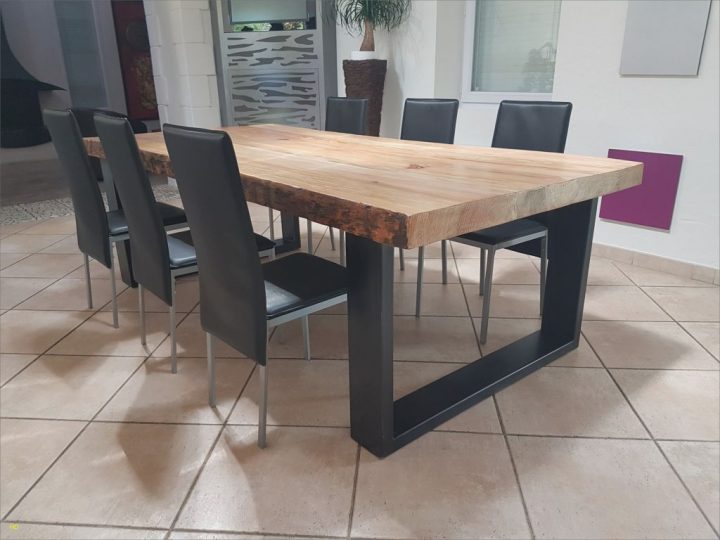 Table Salle A Manger Rallonge Unique Table Industrielle encequiconcerne Table Salle A Manger Bois Metal