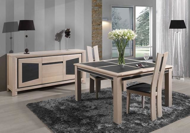 Table Salle Manger Carree Moderne intérieur Salle A Manger Chene Moderne