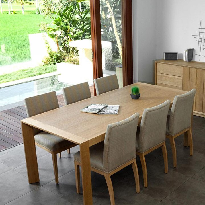 Table Salle Manger Chene Massif D’occasion concernant Salle A Manger Ancienne