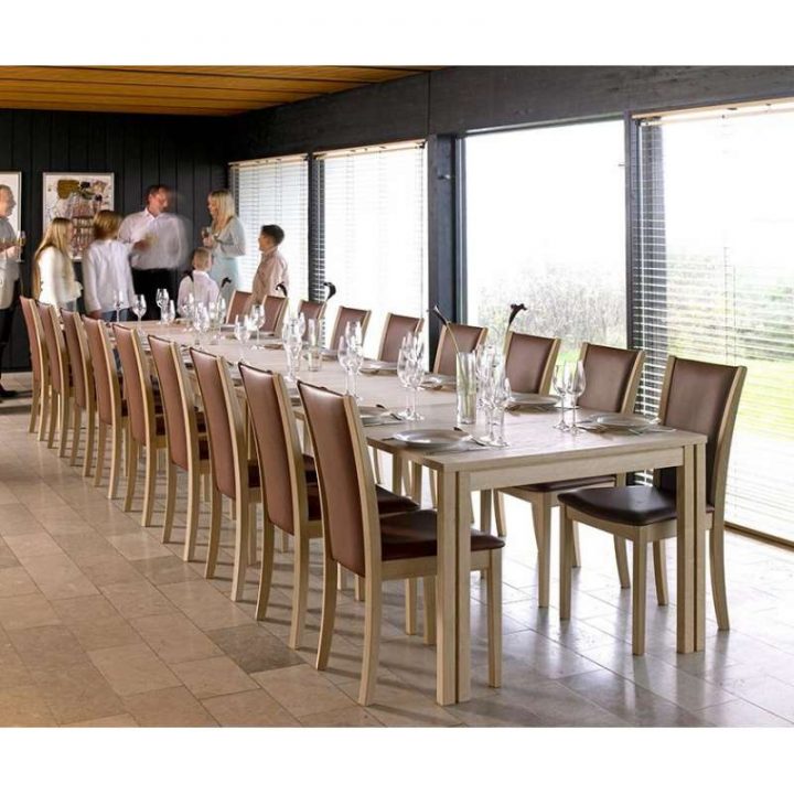 Table Scandinave Rectangulaire En Bois Avec Allonges encequiconcerne Table Salle A Manger Scandinave