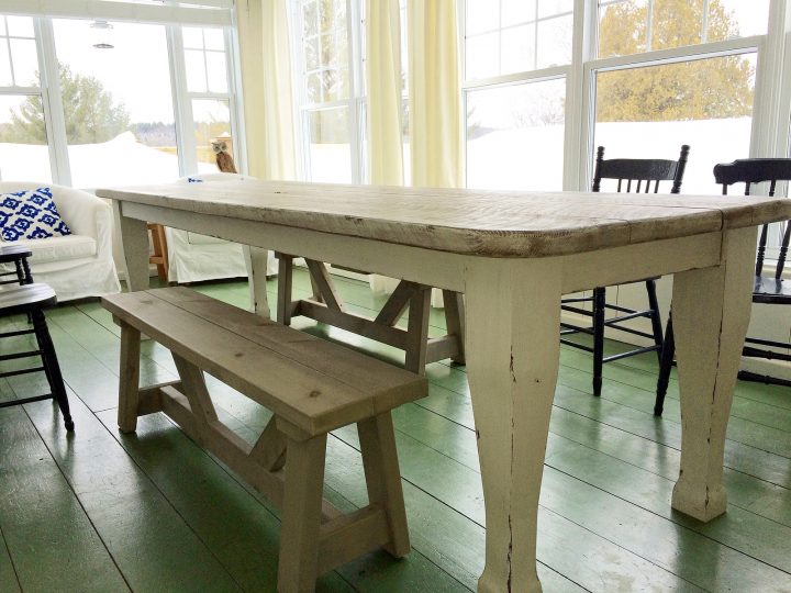 Table Sur Mesure-Salle A Manger-Cuisine-Antique-Lanaudiere destiné Table Salle A Manger Vintage