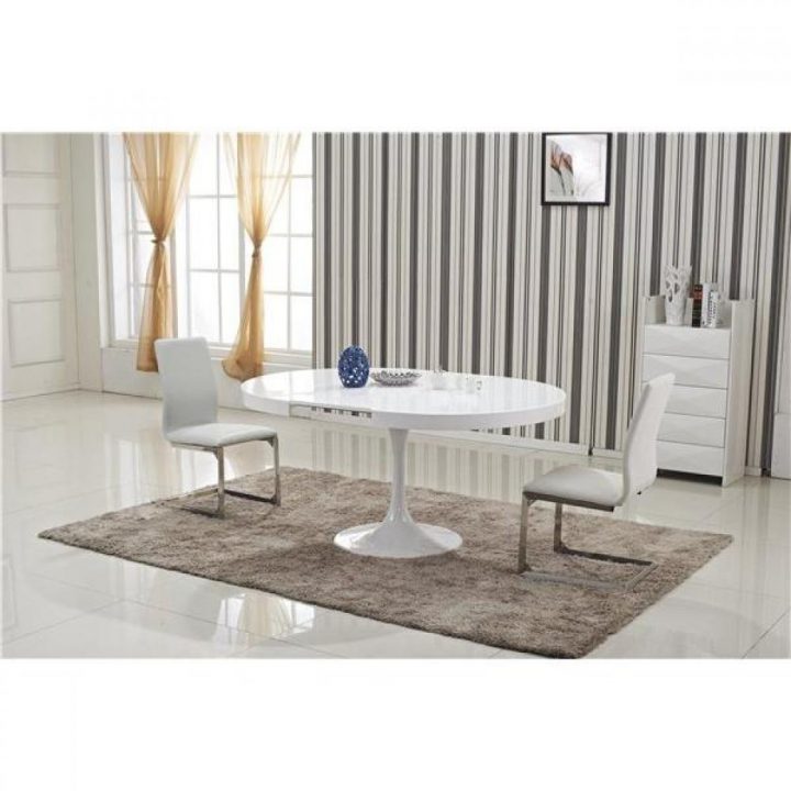 Tables Design Au Meilleur Prix, Table Ronde Extensible dedans Table Salle A Manger Ronde Extensible