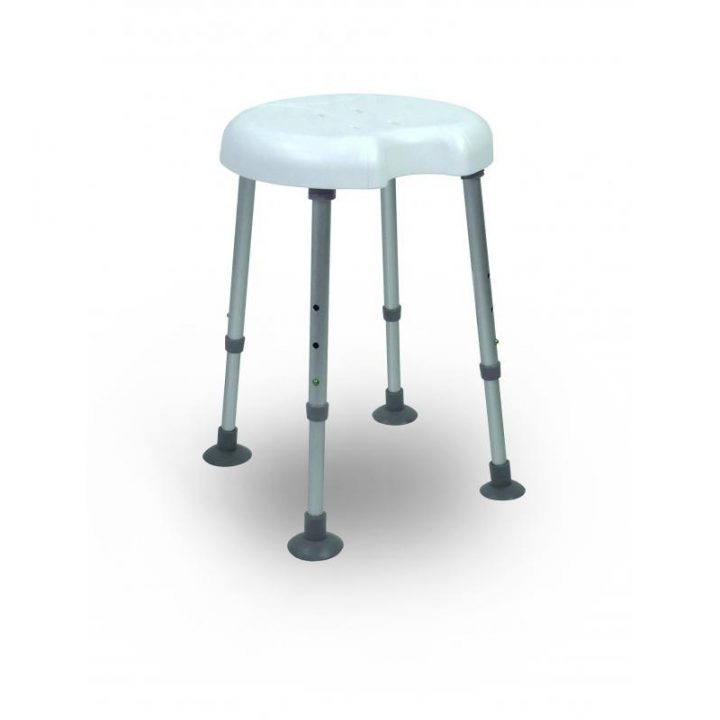 Tabouret De Douche Rond Réglable Avec Découpe Disponible intérieur Tabouret De Douche Bastide