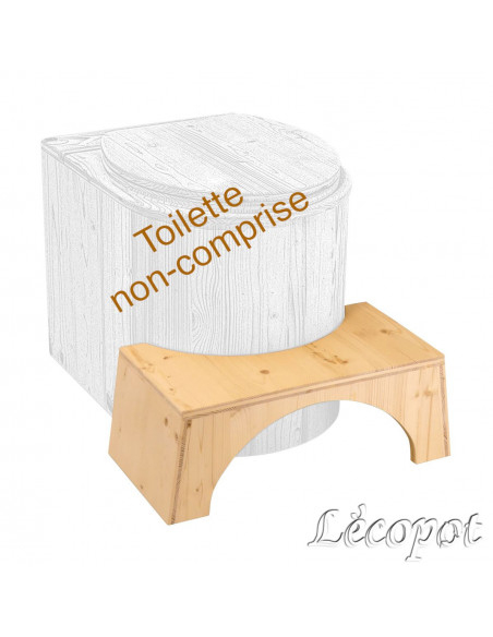 Tabouret Réhausseur Physiologique Pour Toilette Lecopot pour Rehausseur Toilette Adulte