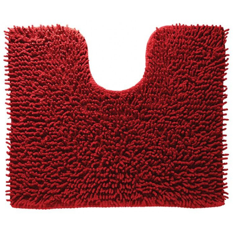 Tapis De Toilettes Sealskin Velce Rouge | Doucheetbain.fr destiné Tapis Toilettes Wc
