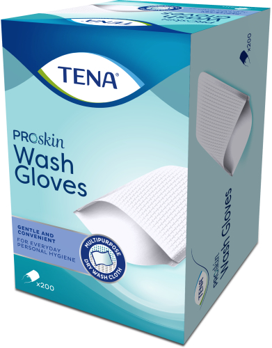 Tena Wash Gloves – 1200 Gants De Toilette Jetables – Smart destiné Gants De Toilette Jetables