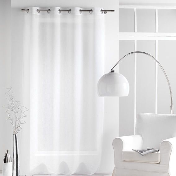Tenda Trasparente (140 X H240 Cm) Paloma Bianco – Tende tout Rideaux Casa Tenda Trasparente (140 X H240 Cm) Paloma Bianco – Tende tout Rideaux Casa
