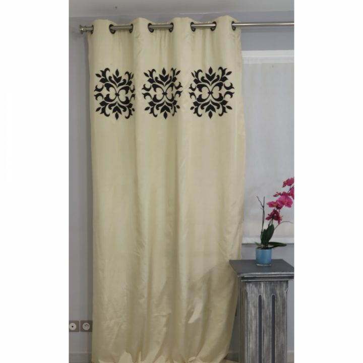 Tenture Prêt À Poser Doublé Rueil Beige 135 X 270 Cm – L concernant Rideaux Pret A Poser Haut De Gamme Tenture Prêt À Poser Doublé Rueil Beige 135 X 270 Cm – L concernant Rideaux Pret A Poser Haut De Gamme