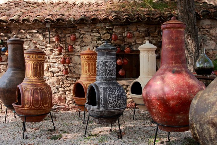 Terres Cuites | Brasero Mexicain : Un Barbecue- Cheminée D intérieur Cheminée De Terrasse