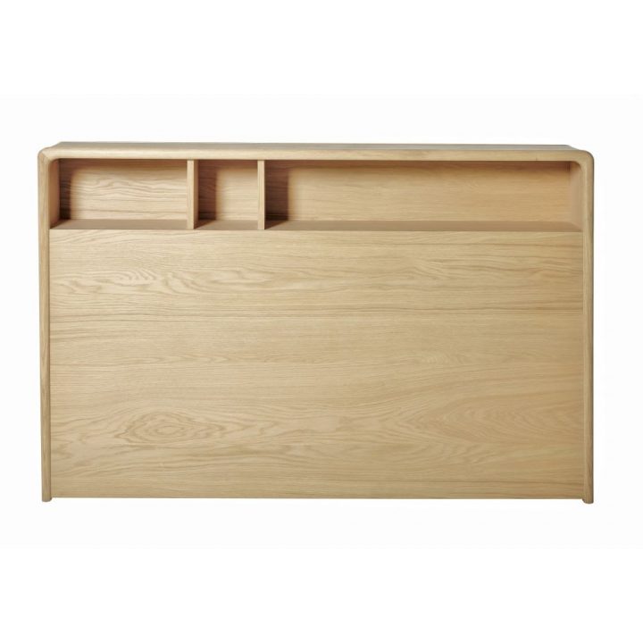 Tête De Lit 160 En Chêne Massif Avec Rangements Canopy intérieur Tete De Lit Avec Rideau