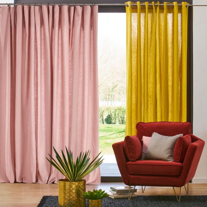 Textiles Déco En Couleurs : Osez Le Mélange – Joli Place concernant Rideaux En Lin Pas Cher Textiles Déco En Couleurs : Osez Le Mélange – Joli Place concernant Rideaux En Lin Pas Cher