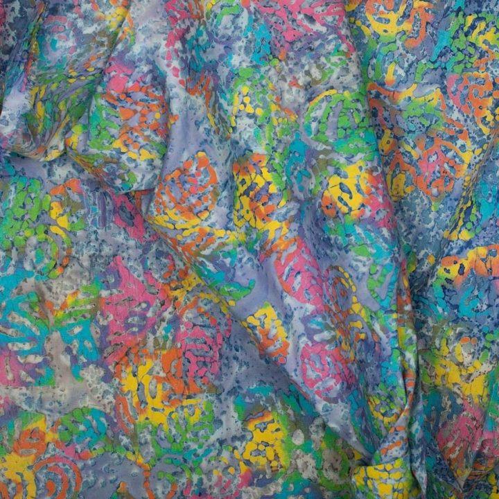 Tissu Coton Fantaisie Batik – A La Coupe – Taille : Tu tout Rideaux À La Coupe