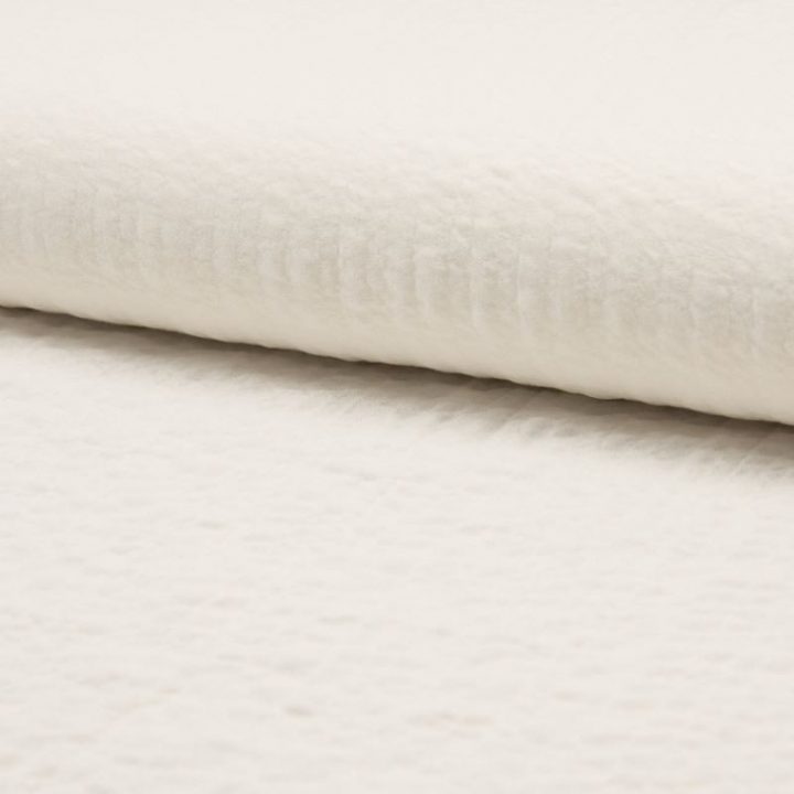 Tissu Gaufré Pop Corn Blanc Cassé – Tissus Des Ursules pour Rideaux Blanc Cassé