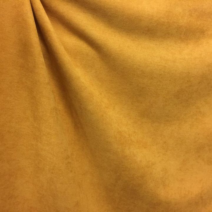 Tissu Rideau Occultant Souple Alaska Jaune Moutarde à Tissu Au Metre Pour Rideau