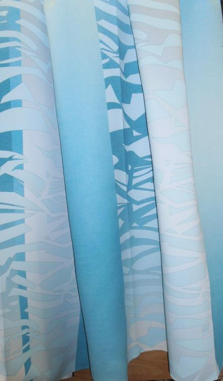 Tissus Rideau Occultant Au Mètre, Effet Thermique, Motif encequiconcerne Rideaux Au Metre A Decouper