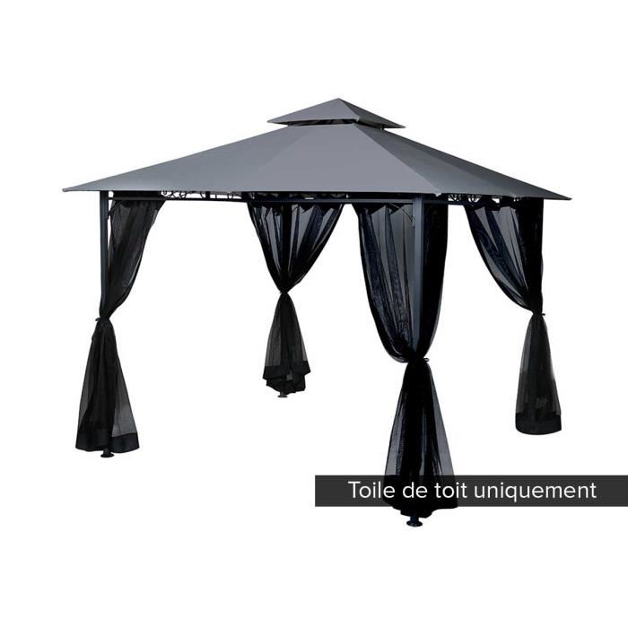 Toile Pour Tonnelle 3X3 – Tout Le Matériel Pour Son Jardin encequiconcerne Rideau Pour Tonnelle 3X3