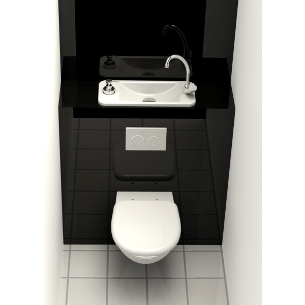 Toilette Avec Lavabo Pas Cher serapportantà Prix Toilette Suspendu