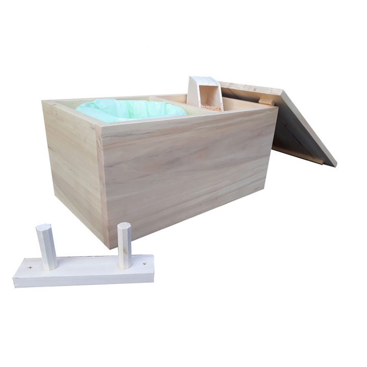 Toilettes Sèches Enfant En Bois, Fabriqué En France. dedans Toilette Seche Interieur