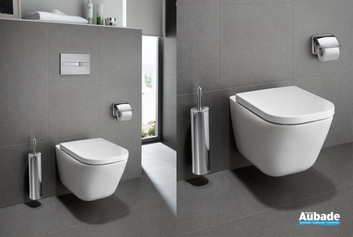 Toilettes : Wc Suspendu The Gap De Roca | Espace Aubade avec Luminaire Toilette