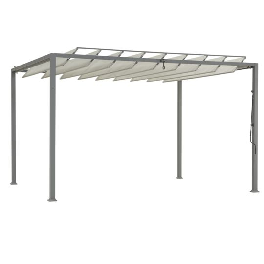 Tonelle Canberra Lames Orientables – Gris À Prix Carrefour destiné Rideaux Carrefour