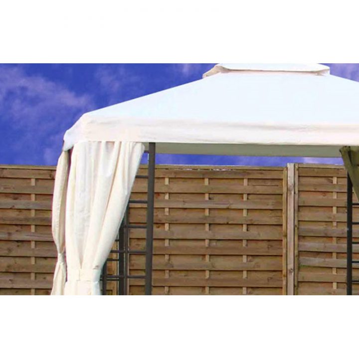 Tonnelle Aluminium 3X3 M Écru – Le Rêve Chez Vous avec Tonnelle 3X3 Avec Rideaux Tonnelle Aluminium 3X3 M Écru – Le Rêve Chez Vous avec Tonnelle 3X3 Avec Rideaux